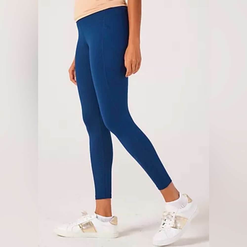 Tommie Copper Lower Back Support Women's Blue Leggings - NWOT - Size L